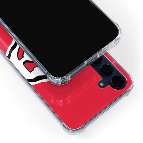 NFL Kansas City Chiefs Large Logo Galaxy A55 5G Clear Case