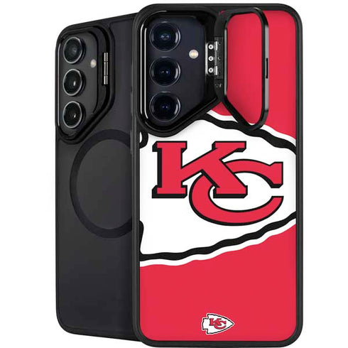 NFL Kansas City Chiefs Large Logo Galaxy S25 Plus Kickstand Case