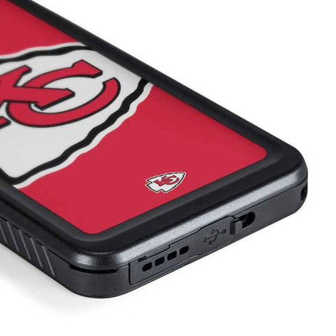 NFL Kansas City Chiefs Large Logo Galaxy S24 Plus Waterproof Case