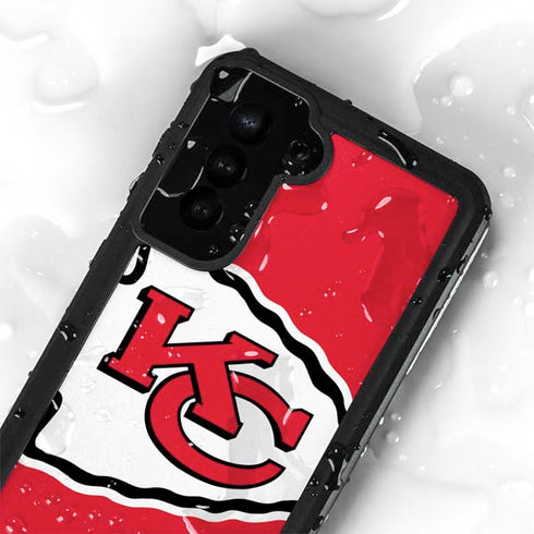 NFL Kansas City Chiefs Large Logo Galaxy S24 Plus Waterproof Case