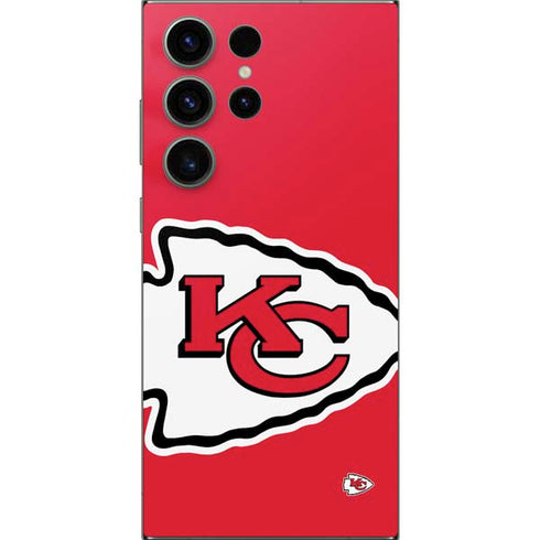 NFL Kansas City Chiefs Large Logo Galaxy S25 Ultra Skin
