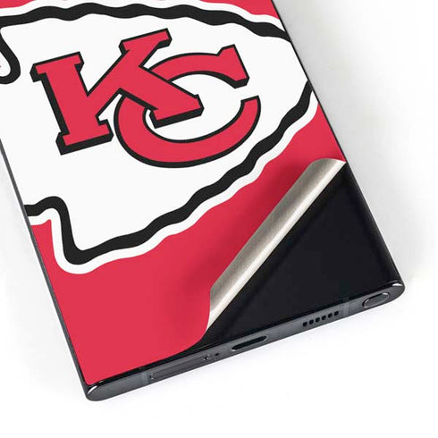 NFL Kansas City Chiefs Large Logo Galaxy S25 Ultra Skin