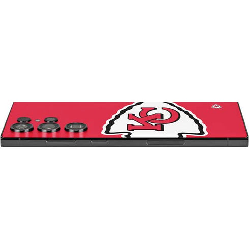 NFL Kansas City Chiefs Large Logo Galaxy S25 Ultra Skin