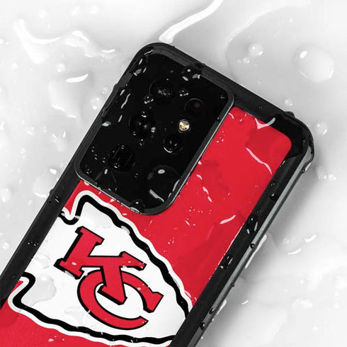 NFL Kansas City Chiefs Large Logo Galaxy S24 Ultra Waterproof Case