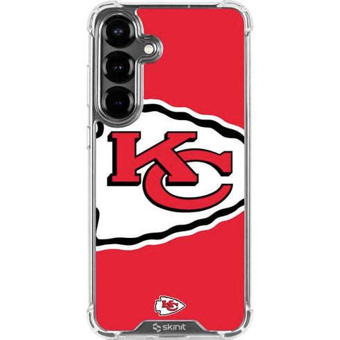 NFL Kansas City Chiefs Large Logo Galaxy S26 Plus Clear Case