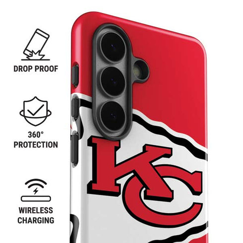 NFL Kansas City Chiefs Large Logo Galaxy S26 Plus Impact Case