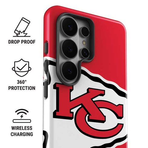 NFL Kansas City Chiefs Large Logo Galaxy S26 Ultra Impact Case