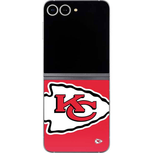 NFL Kansas City Chiefs Large Logo Galaxy Z Flip6 Skin