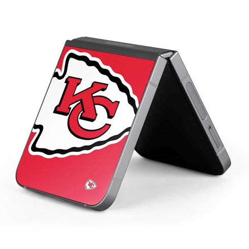 NFL Kansas City Chiefs Large Logo Galaxy Z Flip6 Skin