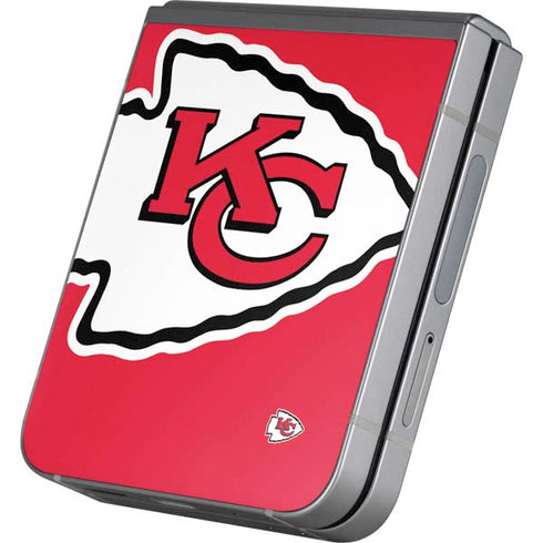 NFL Kansas City Chiefs Large Logo Galaxy Z Flip6 Skin