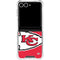 NFL Kansas City Chiefs Large Logo Galaxy Z Flip7 Clear Case