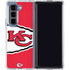 NFL Kansas City Chiefs Large Logo Galaxy Z Fold5 5G Clear Case
