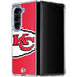 NFL Kansas City Chiefs Large Logo Galaxy Z Fold5 5G Clear Case