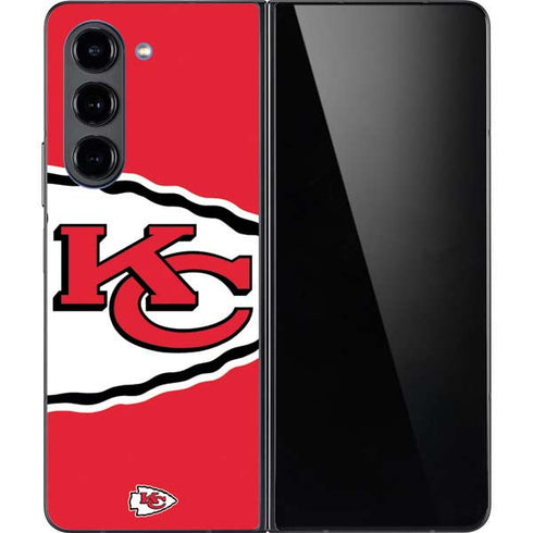 NFL Kansas City Chiefs Large Logo Galaxy Z Fold5 5G Skin