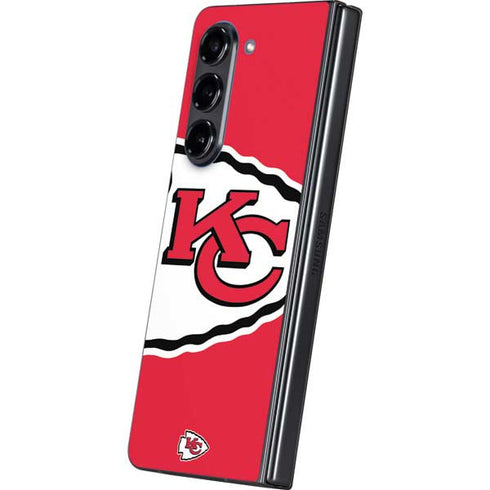 NFL Kansas City Chiefs Large Logo Galaxy Z Fold5 5G Skin