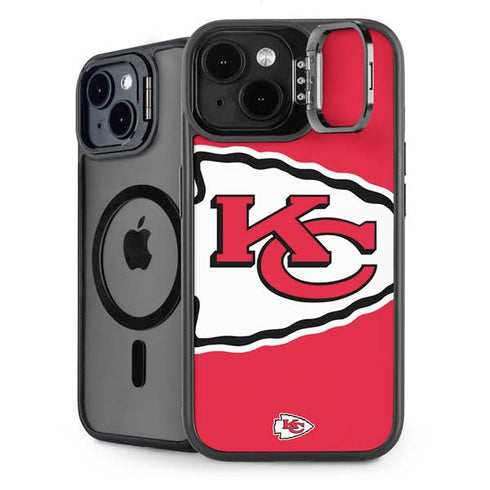 NFL Kansas City Chiefs Large Logo iPhone 14 Kickstand Case