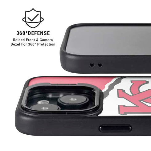 NFL Kansas City Chiefs Large Logo iPhone 15 Kickstand Case
