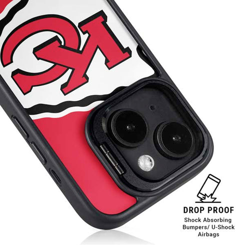 NFL Kansas City Chiefs Large Logo iPhone 15 Plus Kickstand Case
