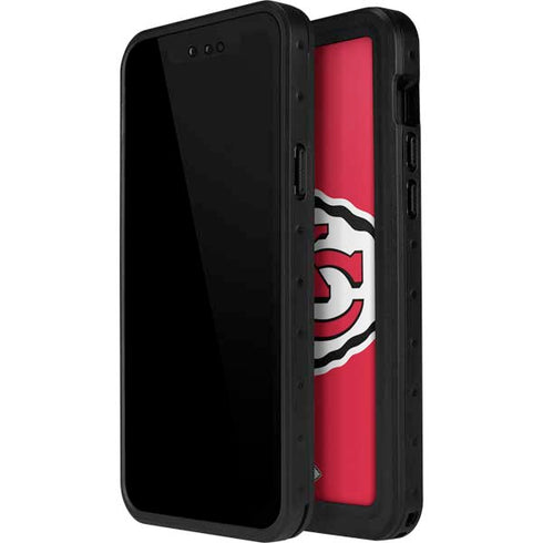 NFL Kansas City Chiefs Large Logo iPhone 15 Pro Waterproof Case