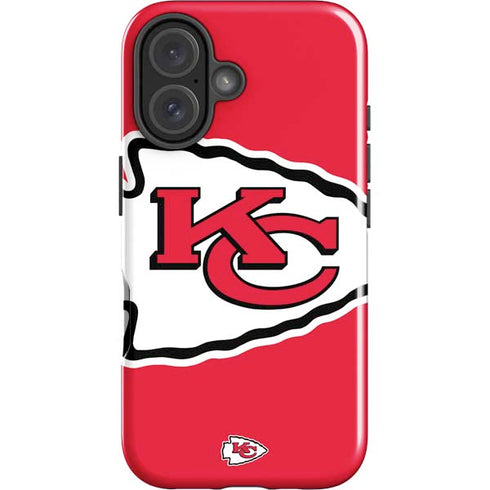 NFL Kansas City Chiefs Large Logo iPhone 16 Impact Case