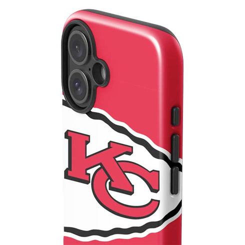 NFL Kansas City Chiefs Large Logo iPhone 16 Plus Impact Case