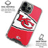 NFL Kansas City Chiefs Large Logo iPhone 16 Pro Max Clear Case