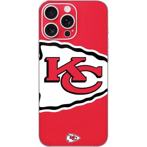 NFL Kansas City Chiefs Large Logo iPhone 16 Pro Max Skin