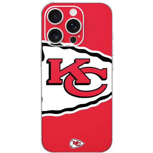 NFL Kansas City Chiefs Large Logo iPhone 16 Pro Skin