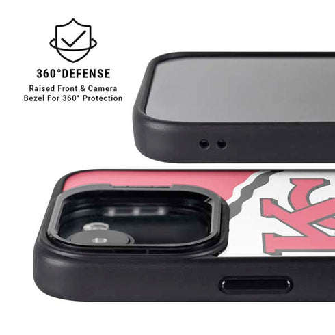 NFL Kansas City Chiefs Large Logo iPhone 16e Kickstand Case