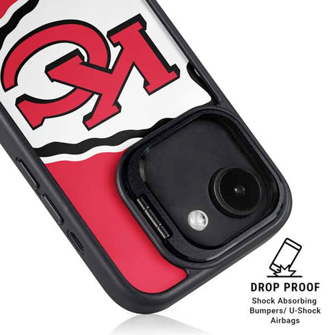 NFL Kansas City Chiefs Large Logo iPhone 16e Kickstand Case