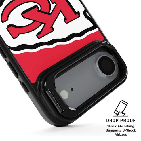 NFL Kansas City Chiefs Large Logo iPhone 17 Air Kickstand Case