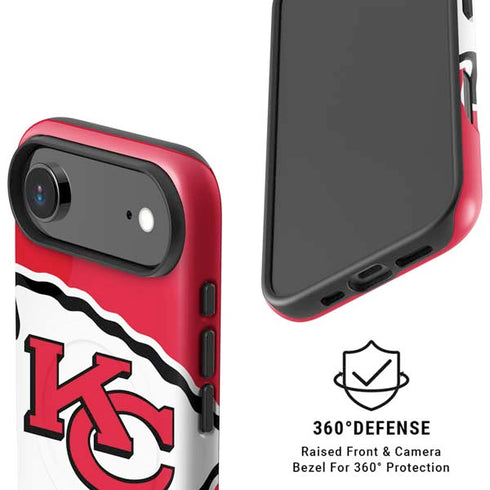 NFL Kansas City Chiefs Large Logo iPhone 17 Air Magsafe Impact Case