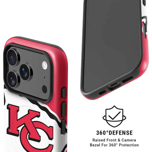 NFL Kansas City Chiefs Large Logo iPhone 17 Pro Magsafe Impact Case