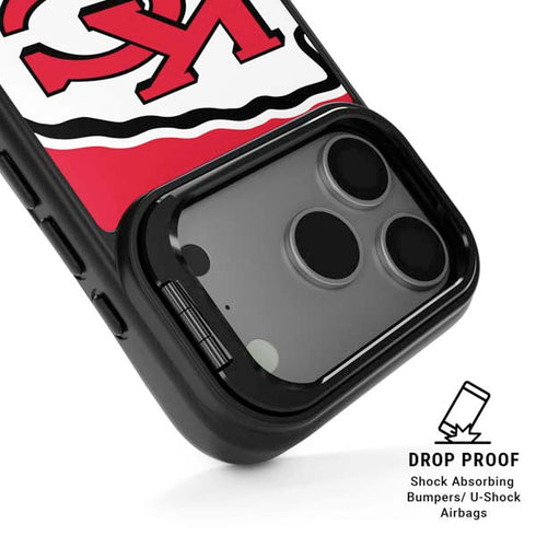 NFL Kansas City Chiefs Large Logo iPhone 17 Pro Max Kickstand Case