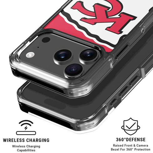 NFL Kansas City Chiefs Large Logo iPhone 18 Pro Clear Case