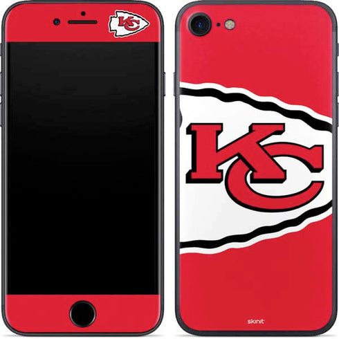 NFL Kansas City Chiefs Large Logo iPhone 8 Skin
