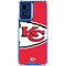NFL Kansas City Chiefs Large Logo Moto G 5G (2024) Clear Case