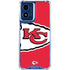 NFL Kansas City Chiefs Large Logo Moto G 5G (2024) Clear Case