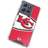 NFL Kansas City Chiefs Large Logo Moto G Play 5G (2025) Clear Case