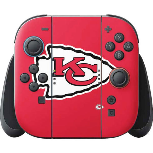 NFL Kansas City Chiefs Large Logo Nintendo Skins