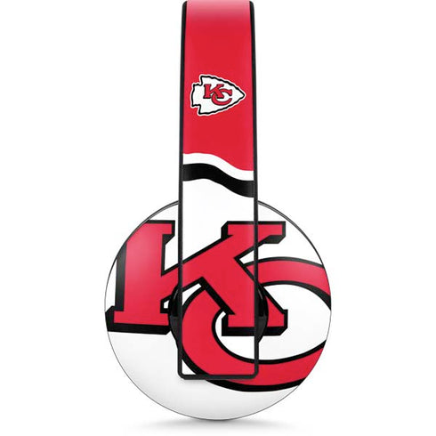 NFL Kansas City Chiefs Large Logo PlayStation 4 Gold Wireless Headset Skin