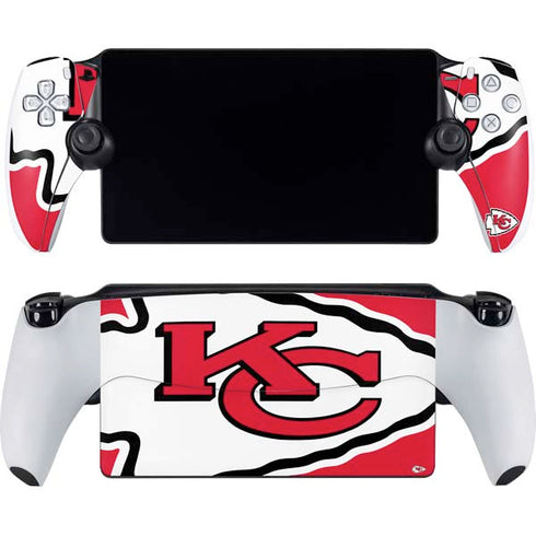 NFL Kansas City Chiefs Large Logo PlayStation Portal Remote Player Skin