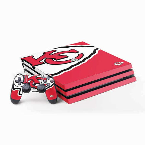 NFL Kansas City Chiefs Large Logo PlayStation PS4 Skins