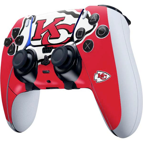 NFL Kansas City Chiefs Large Logo PS5 DualSense Edge Pro Controller Skin