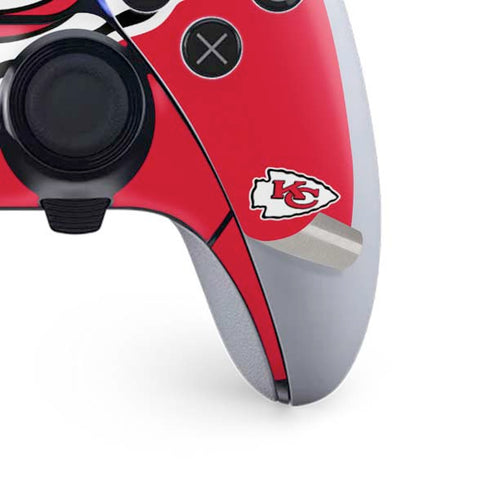NFL Kansas City Chiefs Large Logo PS5 DualSense Edge Pro Controller Skin