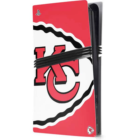 NFL Kansas City Chiefs Large Logo PS5 Pro Console Skin