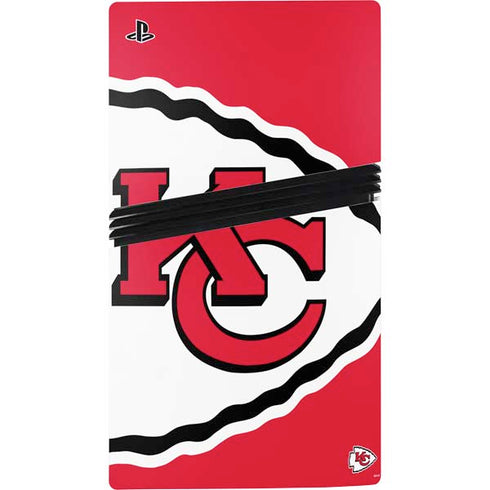 NFL Kansas City Chiefs Large Logo PS5 Pro Console Skin