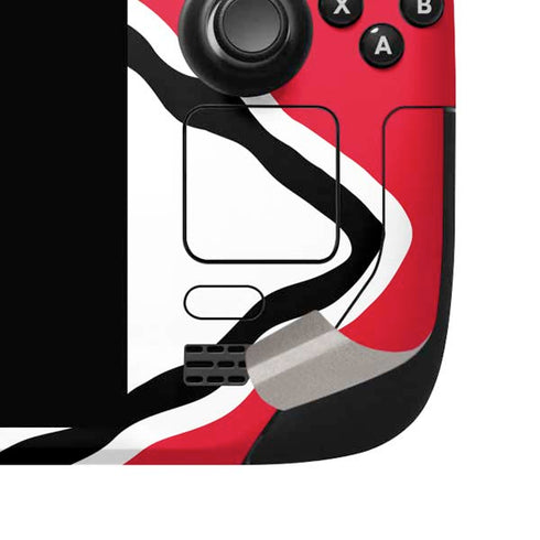 NFL Kansas City Chiefs Large Logo Steam Deck Handheld Gaming Computer OLED Skin