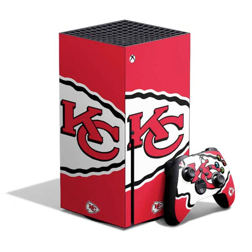 NFL Kansas City Chiefs Large Logo Xbox Series X Skins