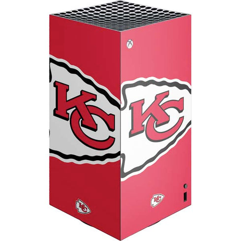 NFL Kansas City Chiefs Large Logo XBox Series X Digital Edition Console Skin